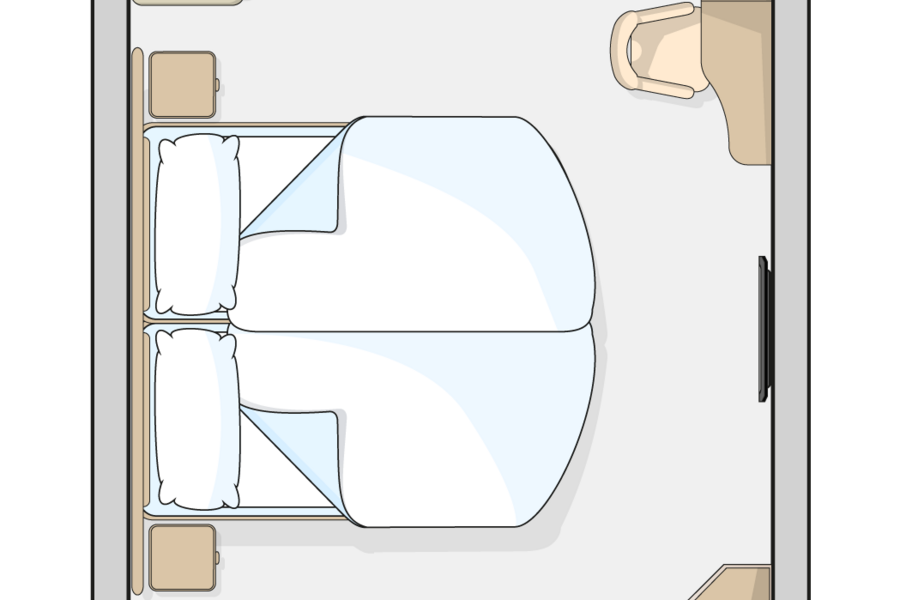 Marella Cruises Marella Explorer 2 Balcony Cabin 2 Beds Floor plan.png